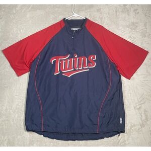 Minnesota Twins Windbreaker 2XL Majestic Dugout Authentics Collection Jacket